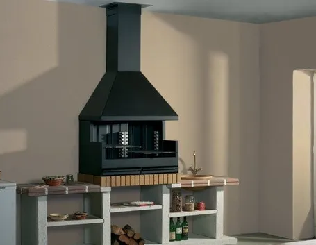 Barbecue fisso da interno