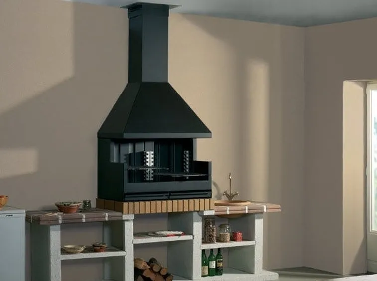 Barbecue fisso da interno