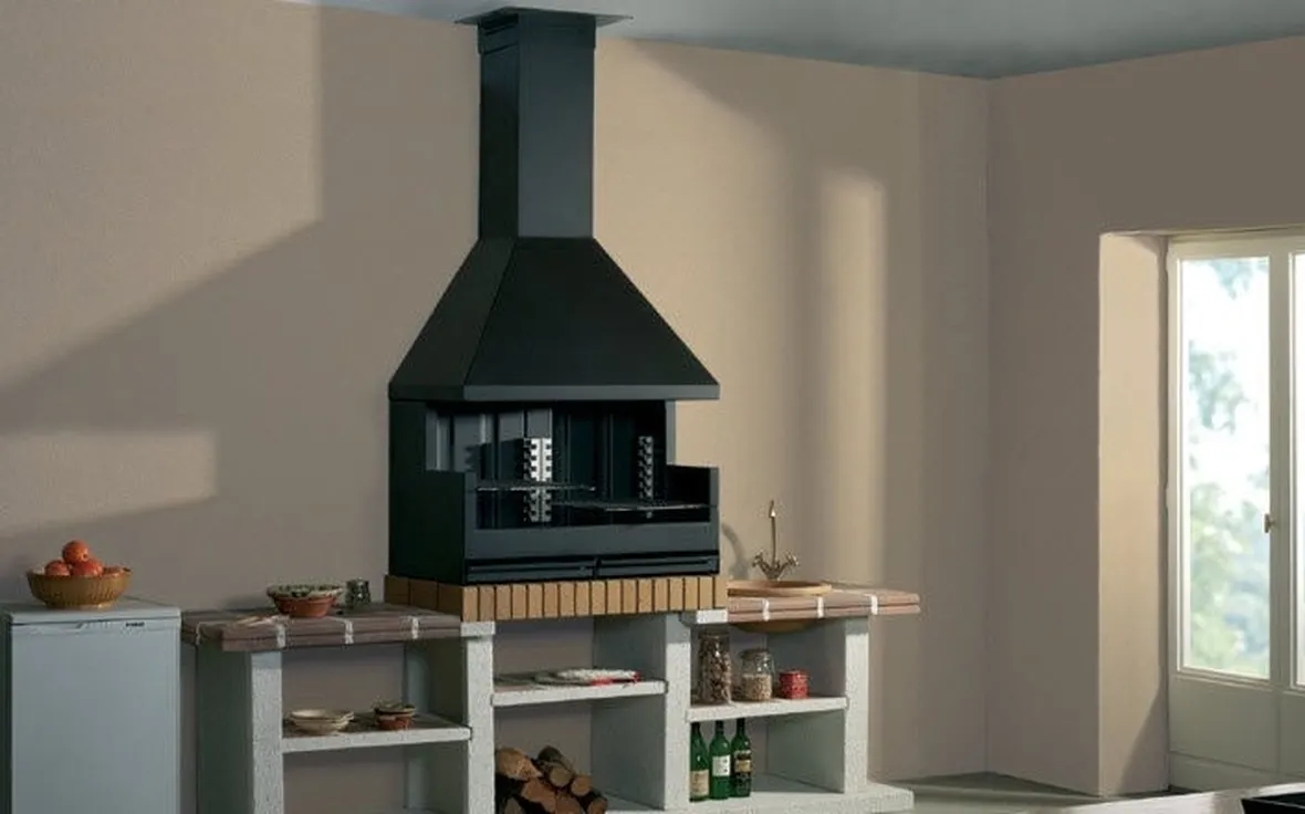 Barbecue fisso da interno
