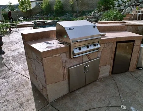 Barbecue a gas