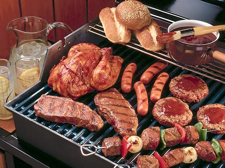 Carne cotta al barbecue