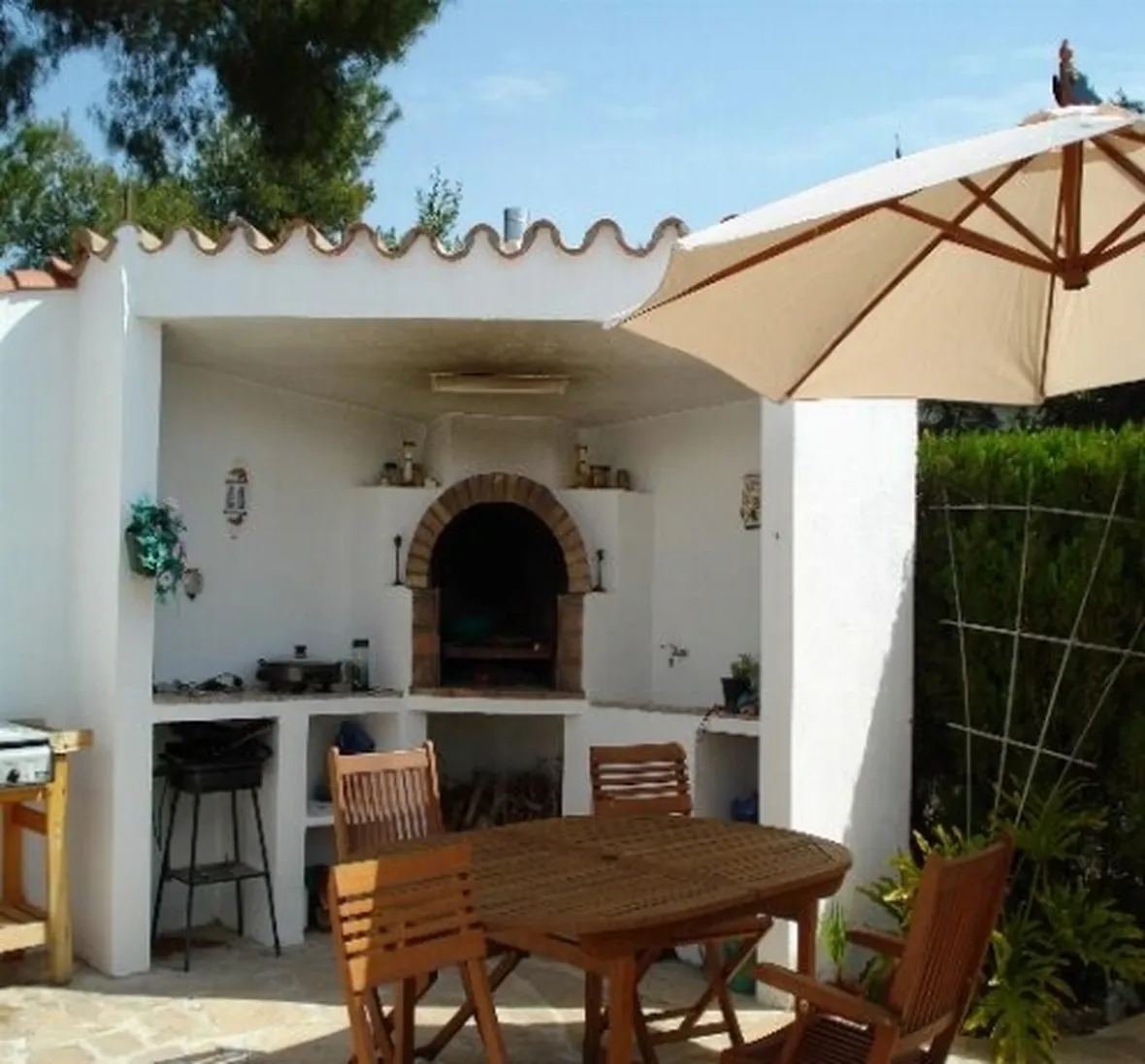 barbecue da esterno.