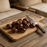 Scegliere le castagne e prepararle: incisione e ammollo