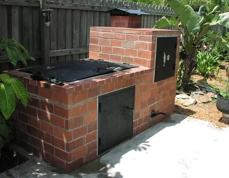 barbecue in mattoni refrattari