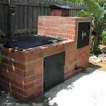 barbecue in mattoni refrattari
