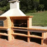 Barbecue in mattoni refrattari