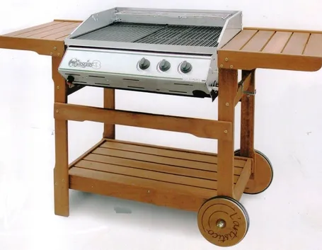 Barbecue con pietra lavica