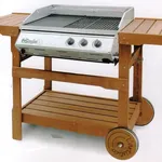 Barbecue con pietra lavica