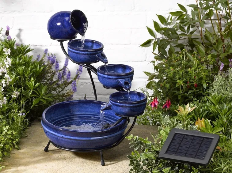 Fontana zen di terracotta