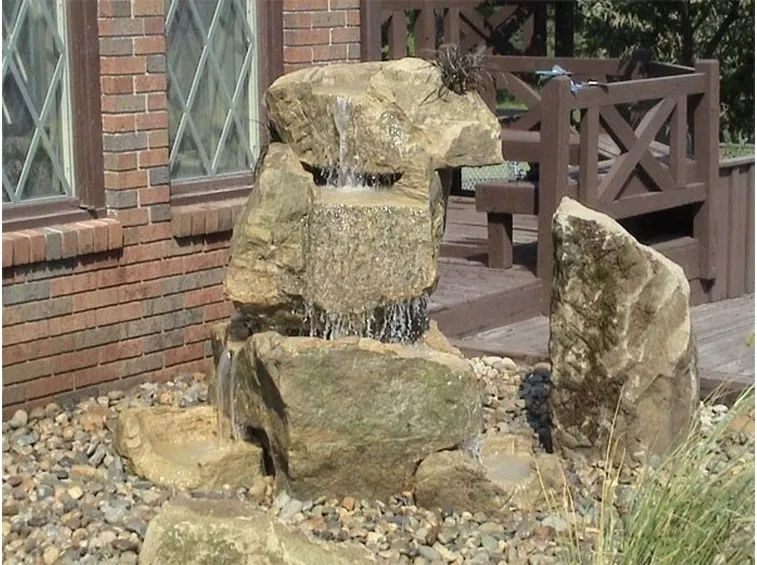 Fontana con effetto-cascata