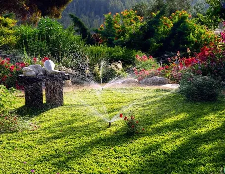 Impianto di irrigazione da giardino