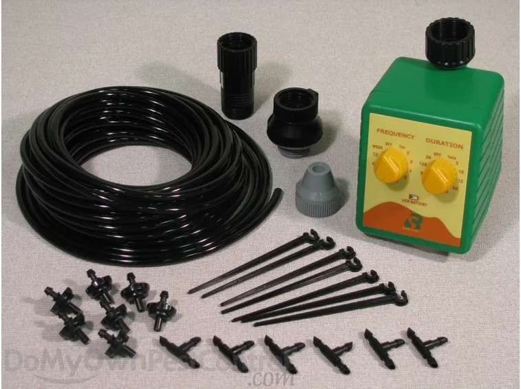 Un classico kit per l'irrigazione automatica