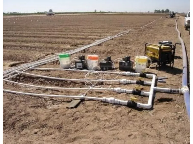 microirrigazione a goccia impianto