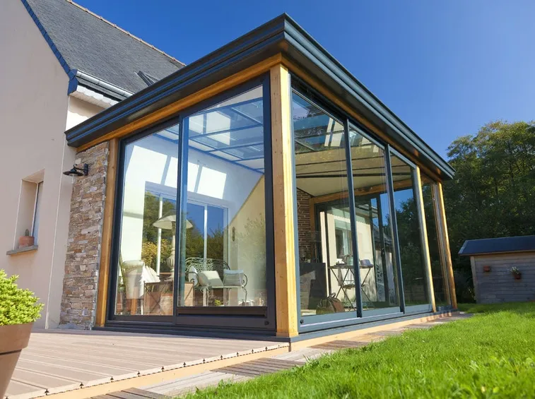 Copertura per veranda in legno