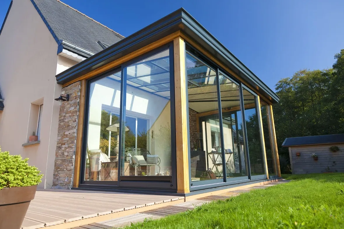 Copertura per veranda in legno