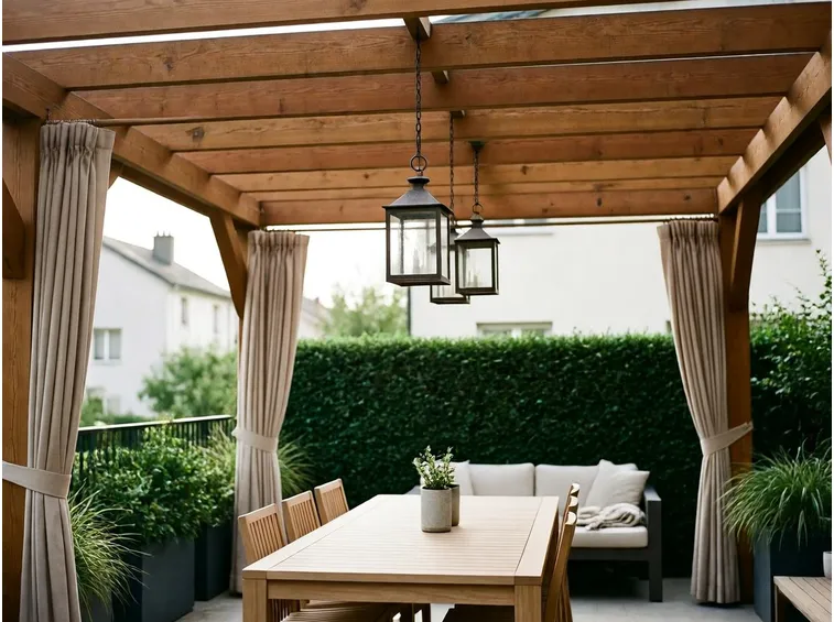 copertura pergola in legno
