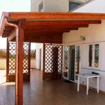 Copertura in legno per terrazza all’aperto