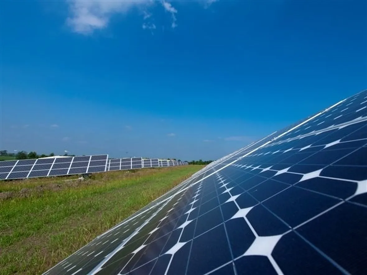 Esempio di impianto fotovoltaico.