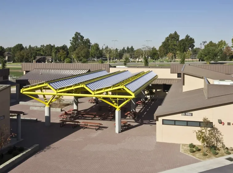 Le pensiline fotovoltaiche sono sempre più utilizzate
