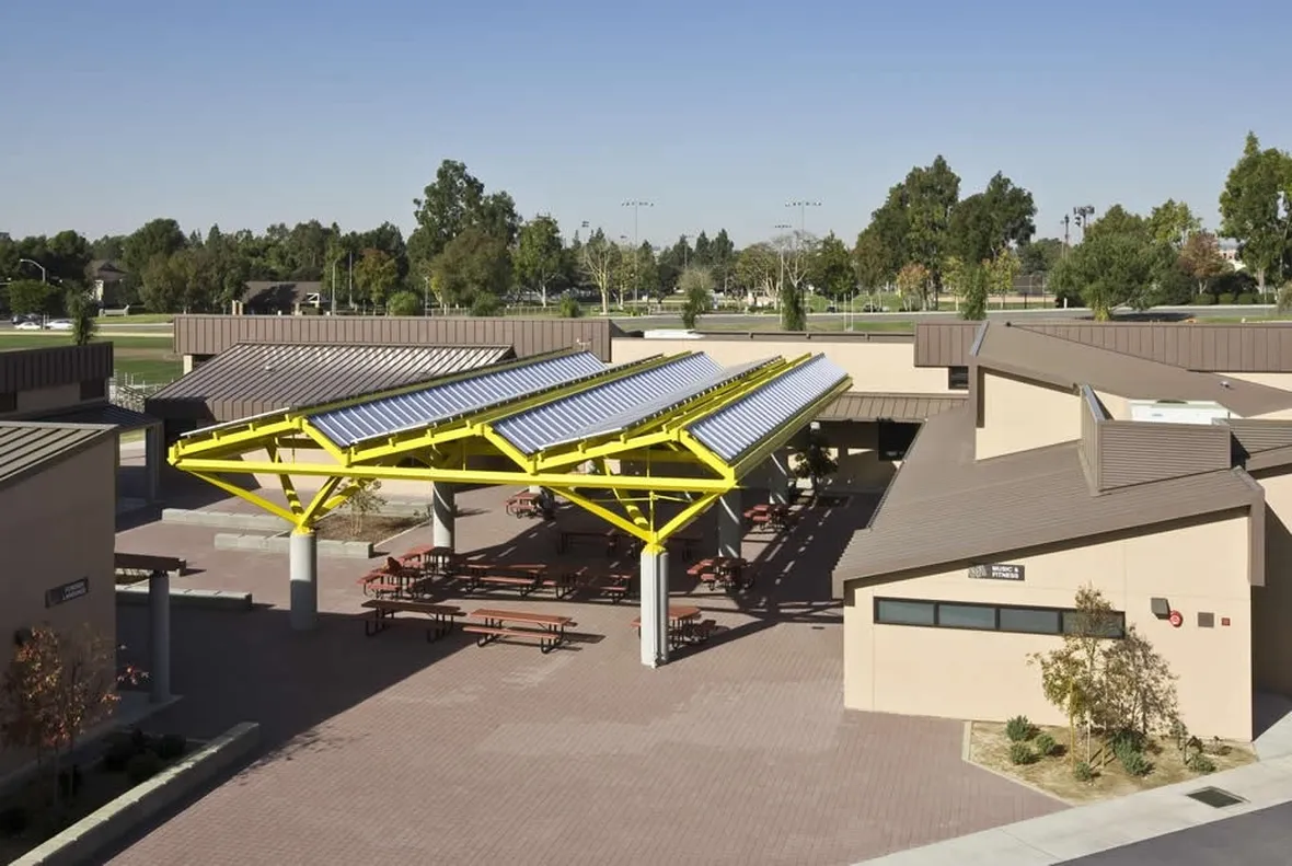 Le pensiline fotovoltaiche sono sempre più utilizzate