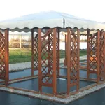 Gazebo realizzato in legno