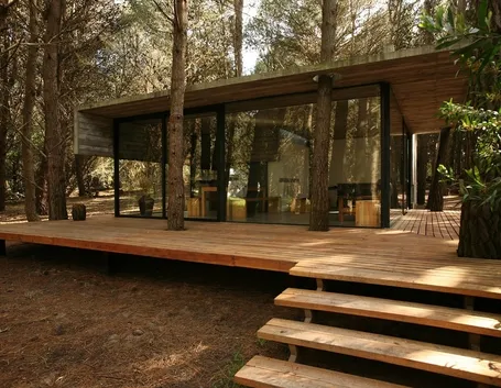 terrazzo legno terreno