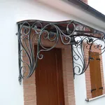 tettoia in ferro