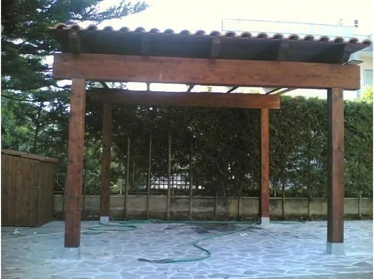 Tettoie in legno