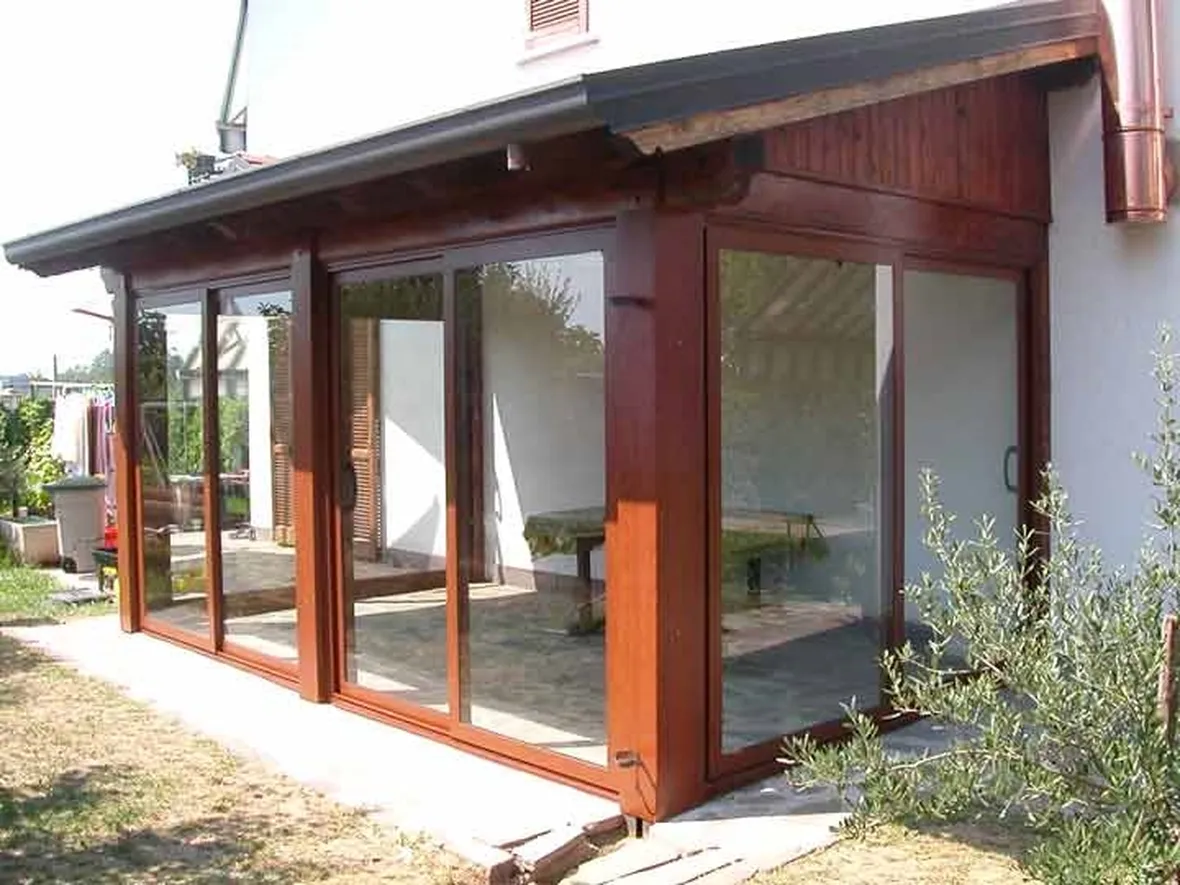 Veranda in legno