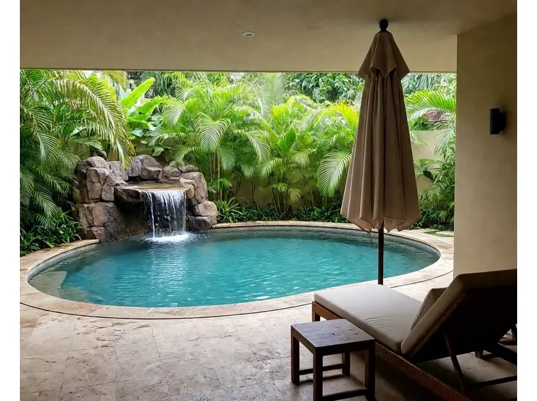 piscina tropicale.