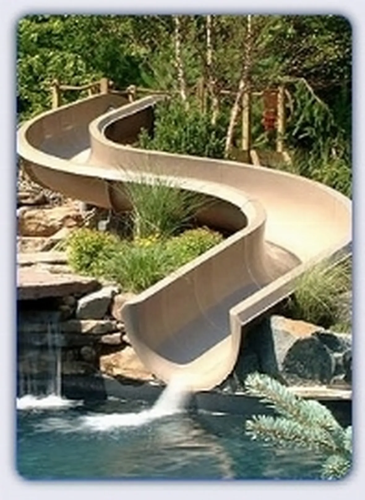 scivolo da piscina