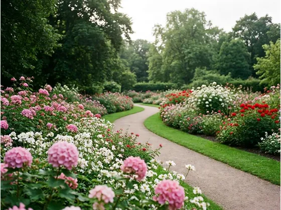 Un esempio di giardino fiorito