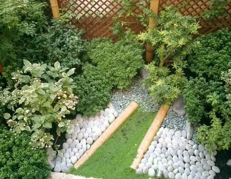 esempio di giardino in terrazza