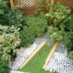 esempio di giardino in terrazza