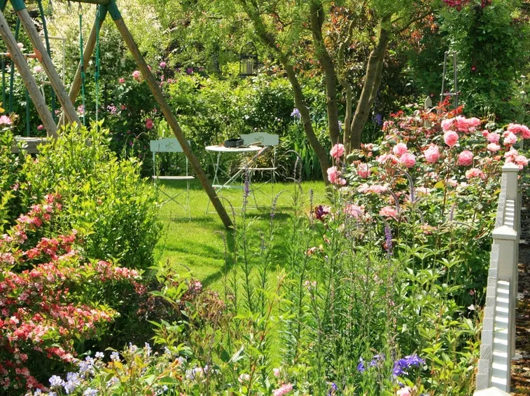 Particolare di un giardino