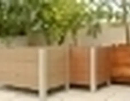 Esempio di fioriere in legno