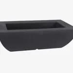 Esempio di fioriera in plastica rotazionale