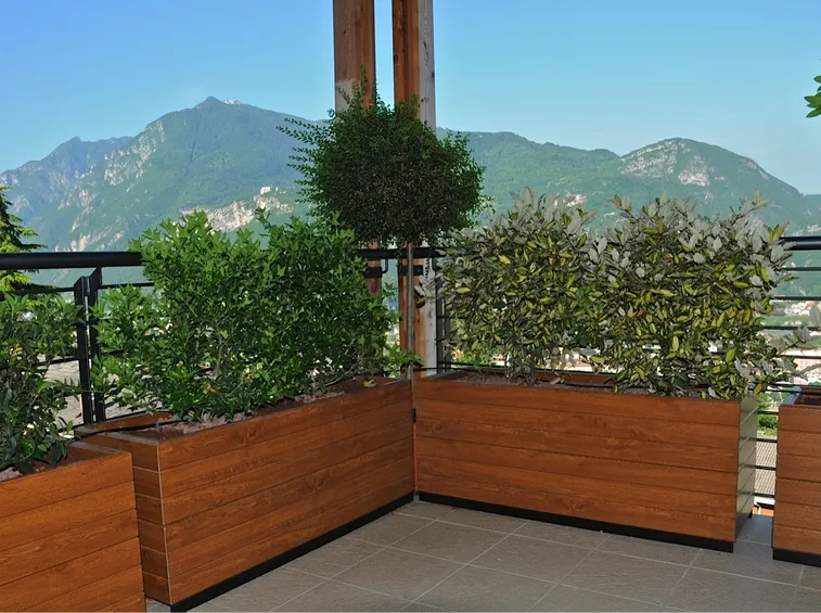 Fioriere in legno
