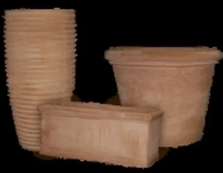 Esempio di vasi in terracotta di divese forme