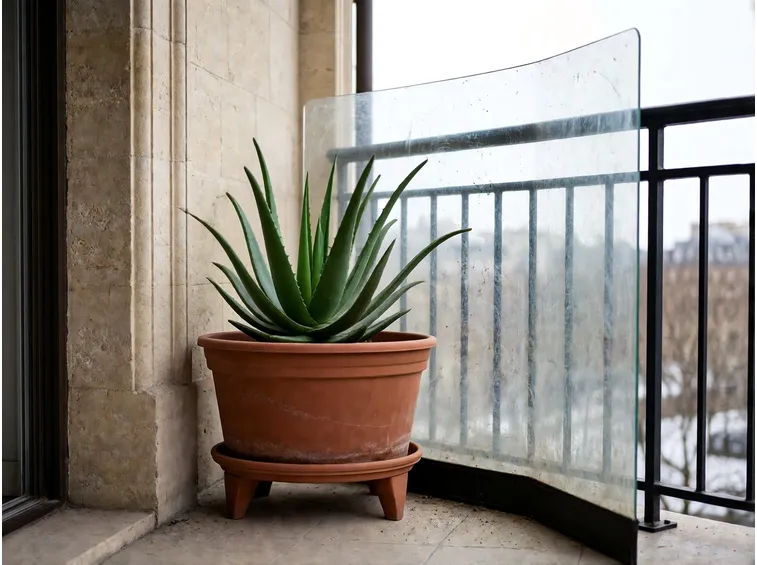 Se resta sul balcone: ripari, posizione e accorgimenti sul vaso