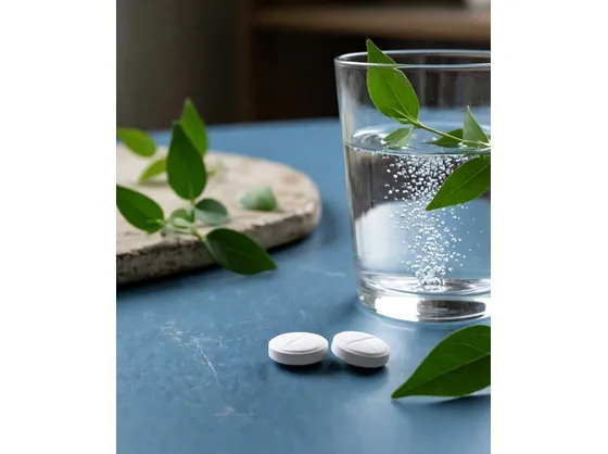 compresse effervescenti di vegetali