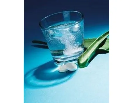 compresse effervescenti di vegetali
