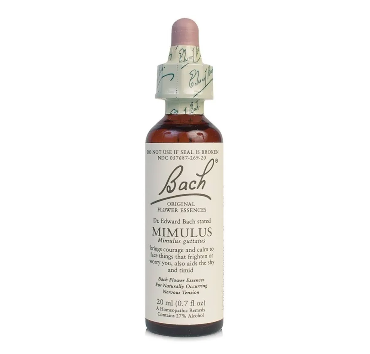 Tipica boccettina di Mimulus con dosatore