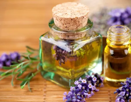 lavanda e olio essenziale