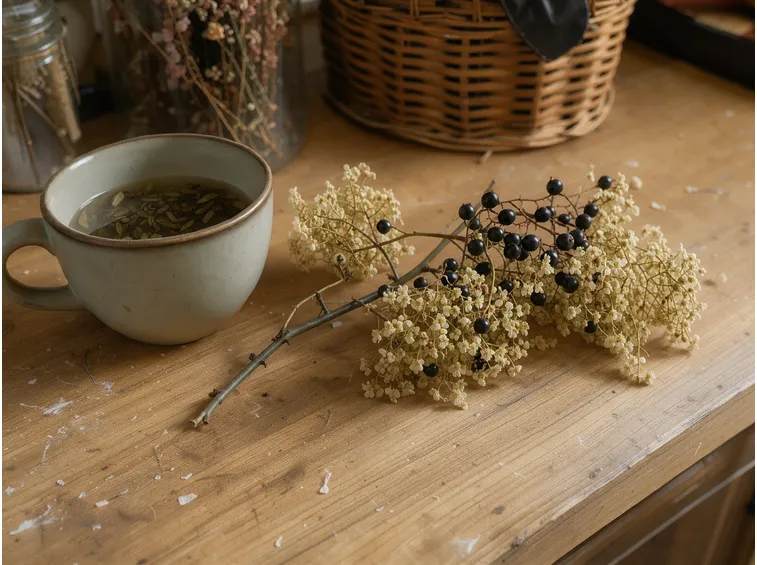 Perché il sambuco è la pianta delle tisane invernali
