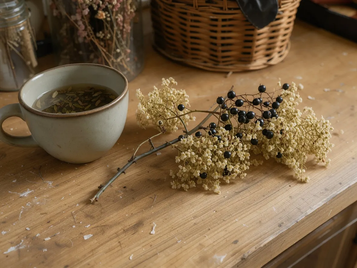 Perché il sambuco è la pianta delle tisane invernali