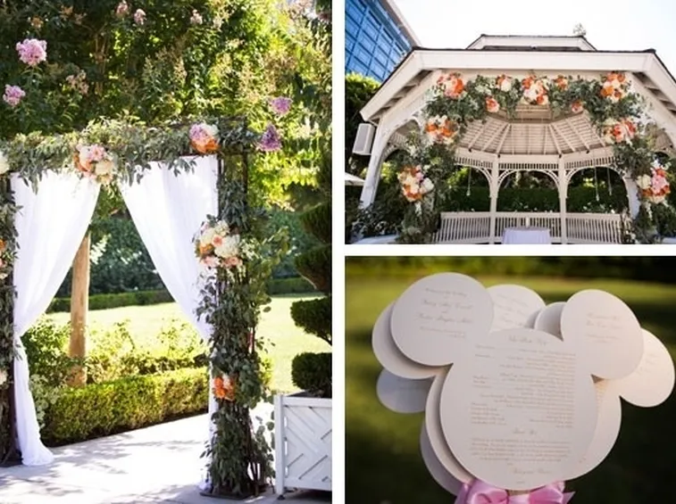 Romantiche decorazioni per location esterne