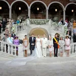 Chiesa addobbata per un matrimonio