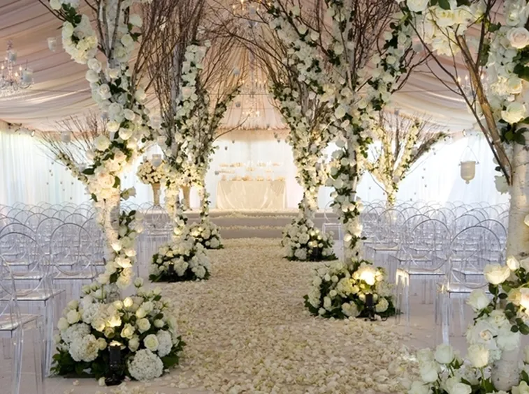 Fantastica composizione di fiori per un matrimonio