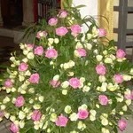 Composizioni floreali in chiesa